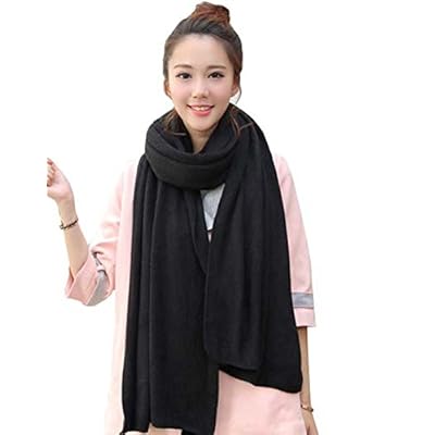 Wander Agio Womens Warm Winter Infinity Scarves Set Blanket Scarf Pure Color Wander Agio Womens Warm Winter Infinity Scarves Set Blanket Scarf Pure Color