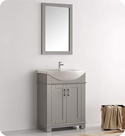 Fresca Hartford 30 Gray Traditional Bathroom Vanity With Sink