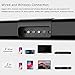 Darmoshark 36 Inch TV Sound Bar, 50W 2.0 Channel Home Theater System Wired and Wireless Bluetooth 4.2 Soundbar with 6 Strong Bass Speakers Audio Surround Stereo Sound Bars for TV Speakersthumb 3