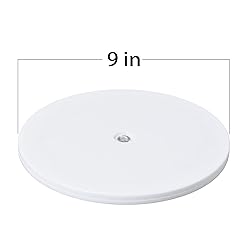 9 inch Lazy Susan Turntable White Acrylic Ball