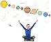 Educational Solar System Wall Decals – Fun Planets in Space Wall Stickers – Space Exploration by treepenguin