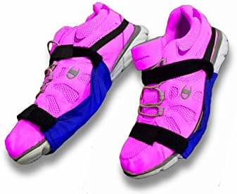 *Zgliderz ADJUSTABLE Carpet Gliders with 'stay-on heel strap'! One size fits all! (One size fits all)