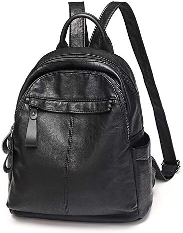 canvas leather backpack online india HuaChen Vintage Canvas Leather Backpack: Spacious Durable Rucksack for Men  & Women, Perfect for Travel and College Life