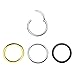 Septum Nose Rings - Set of Three 16 Gauge - 5/16