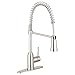 Pacific Bay Rainier Pull-Down Kitchen Sink Faucet (Brushed Satin Nickel)