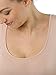 ALBERT KREUZ Women's invisible deep scoop neck business undershirt with short sleeves MicroModal light nude beige