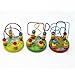 ReFaxi® 1PC Baby Wooden Mini Around The Beads Wire Maze Multi Color Educational Toy