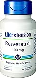 Life Extension Resveratrol 100 Mg, 60 Vegetarian Capsules