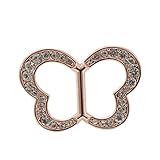 S&E Women's Vintage Butterfly Rhinestone Scarves Clip Fashionable Handkerchief Counter Rack