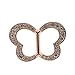 S&E Women's Vintage Butterfly Rhinestone Scarves Clip Fashionable Handkerchief Counter Rack