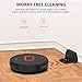 Robot Vacuum Cleaner, Mooka Auto Robotic Vacuum Cleaner with Powerful Suction, Self-Charging, Ultra Quiet, 2600mAH Battery for 2 hours, Suits Wooden/Tiled Floors & Light Carpets (Upgraded)