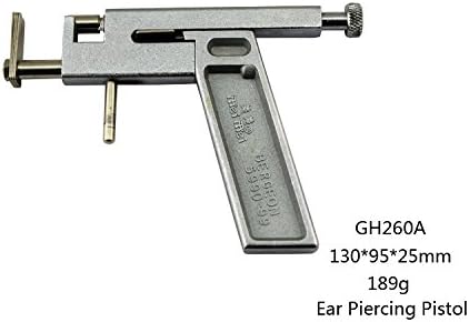SmallLeft Steel Ear Eyes Lips Nose Body Ring Piercing Gun Metal Pierce Tool