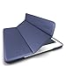iPad Air 2 Case, Zeox iPad Air 2 Ultra Slim Fit Folio Smart Case Cover Stand Non Slip Protective Cover with Auto Wake/Sleep Feature for Apple iPad Air 2 Retina Display 2014 Release - Navy Blue