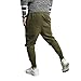 PRIJOUHE Men's Joggers, Sweatpants, Low Crotch Sweats Slim Fit Trousers Harem Hip Hop Pants