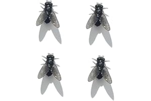 Simulation Realistic Mini Fly Earrings Funny Unique Black Fly Prank Simulated Animal Halloween Earrings