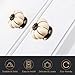 YDO(TM) Pumpkin Knobs Ivory Kitchen Cabinet Pull Ceramic Handle 8pcs