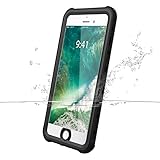iPhone 7 Plus Waterproof Case, iThrough Underwater Case for 7 Plus/5.5 Inch, Dustproof, Snow Proof, Shockproof, Heavy Duty Protective Slim Carrying Case Cover Protector for iPhone 7 Plus(Black)