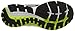 Brooks Men's Ghost 8 Grey/lime Running Shoe - 11 D(M) US