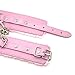 Soft Fur Leather Handcuffs Adjustable For Fun (Pink)