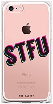 The Casery STFU iPhone 6 Matte Finish Clear Slim Fit Cell Phone Case