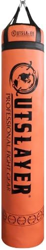 Outslayer Unfilled Muay Thai Heavy Bag 6ft Tall Punching Bag, Made in USA