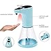Me Sugar Soap Dispenser, Automatic Hands Free Soap Dispenser, 16oz/480ml, 5 Levels Adjustable, Auto IR Infrared Motion Sensor Soap Dispenser for Home Office Bathroom (Blue)