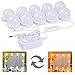 LED Vanity Mirror Lights Kit – MRah Upgraded 2 Color Lighting Modes Makeup Mirror Lighting Fixture with 10 Dimmable Bulbs for Vanity Table Set, Bathroom Mirror
