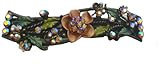 Crystal Flower Barrette with French Clip Clasp U86900-2