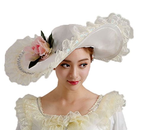 thumbnail image 2 of Victorian Hats For Women, Black Victorian Bonnet With Bows 2 of 14