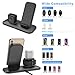 Wireless Charger, 3 in 1 Charging Station for A pple, Wireless Charging Stand A pple Watch Charger for A pple Watch and i Phone Air pod Compatible for i Watch 5-1 Air pods1 2 i Phone X/XS/XR/Xs Max/