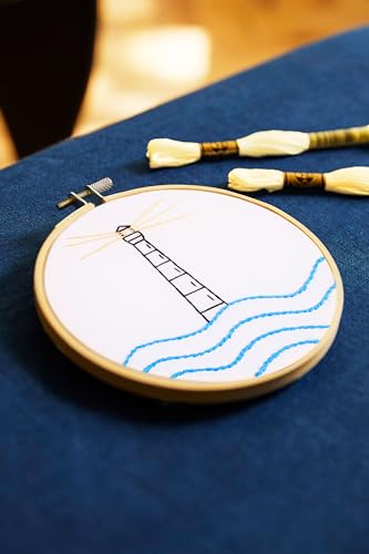 DMC Embroidery Kit Lighthouse by Kseniia Guseva - Easy