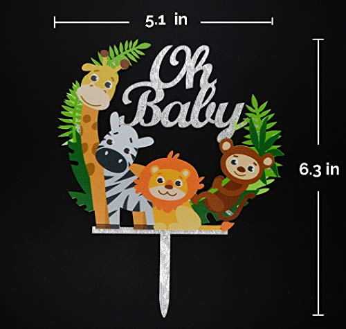 Oh Baby Cartoon Animals Cake Topper Reusable Acrylic for Baby Shower Child Birthday Party Decoration - //medicalbooks.filipinodoctors.org
