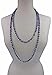 MGR MY GEMS ROCK! 60 Inch 8MM Polished Genuine Sodalite Multi-layer Long Endless Infinity Beaded Necklace.