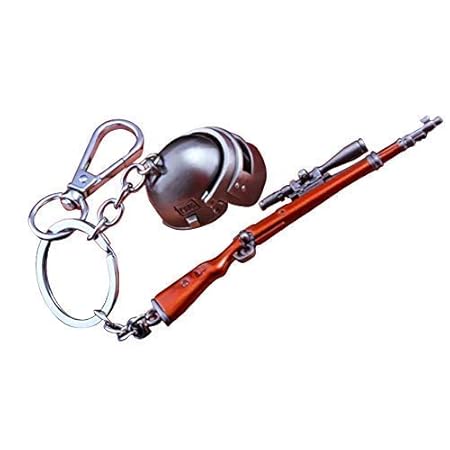 Mist PUBG Helmet with KAR98 Keychain