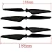 Xiaopyo Spare Parts Propellers Blades Compatible with MJX Bugs 3 PRO B3 B3PRO B3H F100 F17 H501 H501S H501C HS700 RC Quadcopter RC Drone D80 GPS FPV RC Drone Accessories