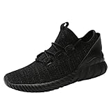 Hetohec Sport Baseball Shoes Knitted Fashion Outdoor Sneakers Lightweight Gym Athletic Shoe for Men Trail Workout