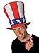 Rubie's unisex adult Uncle Sam Stovepipe Hat Party Supplies, Multicolor, One Size US