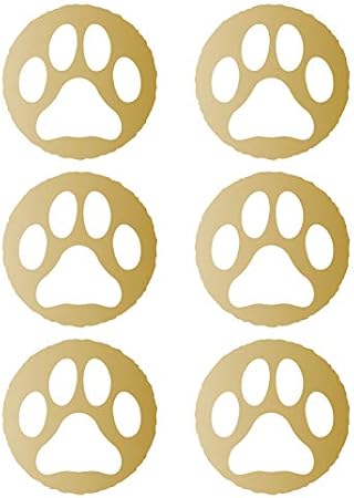 Amazon Nc Smile 犬 猫 肉球 足跡 カッティング ステッカー ワンポイント マーク 6枚 Cタイプ ゴールド シール ステッカー おもちゃ Amazon Nc Smile 犬 猫 肉球 足跡 カッティング ステッカー ワンポイント マーク 6枚 Cタイプ ゴールド シール ステッカー おもちゃ