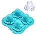 Botrong® Safe and Health Octopus Shape Ice Cube DIY Mould Pudding Jelly Mold Tray Home DIY Cocktail