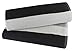 COTTON CRAFT - Terry Beach Towel 30x60-2 Pack - Cabana Stripe Grey Black - 400 GSM - 100% Pure Ringspun Cotton - Highly Absorbent Easy Care Machine wash - Use for Picnic Poolside Colorful Bath Towel