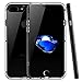 iPhone 7 Plus Case, Comsoon [Crystal Clear] Soft Transparent TPU Bumper Case Cover[Shock Cushion] + Reinforced Hard PC Frame [Scratch Resistant] Slim Protective Case for Apple iPhone 7 Plus (black)