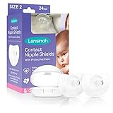 Lansinoh Nipple Shield for Breastfeeding, 2ct 24 Milimeter