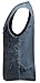 Mrignt Men's Oversize Pockets Travels Sports Outdoor Vest (Blue(Thick), US L (Asia 3XL))