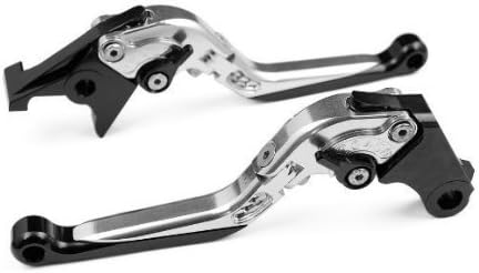 CTG Extendable Fold Folding Clutch Brake Levers for Buell 1125CR 2009-Silver