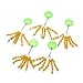 SAMSFX Fishing Bobber Stoppers Rubber Oval Floats Stops (150 Pack, 5 Rings, Size L)