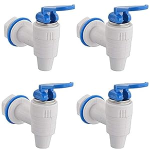Acone Aquafresh Plastic RO Tap for All RO Purifiers,White- Pack of 4