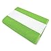Kaufman- Green Cabana Stripe, Large Beach and Pool Towels- Set of 4. 100% Cotton Maximum Absorbency and Softness