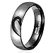 Jstyle Stainless Steel Eternity Band Couple Rings Heart Best Friend Rings Promise