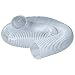 POWERTEC 70221 PVC Dust Collection Hose (6 Inch x 10 Feet) | Flexible Clear Vue Heavy Duty PVC Hose primary