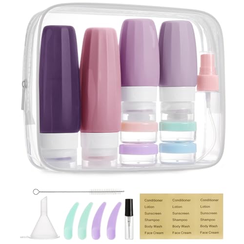 BAGSMART 18 Pack TSA Approved Travel Bottles